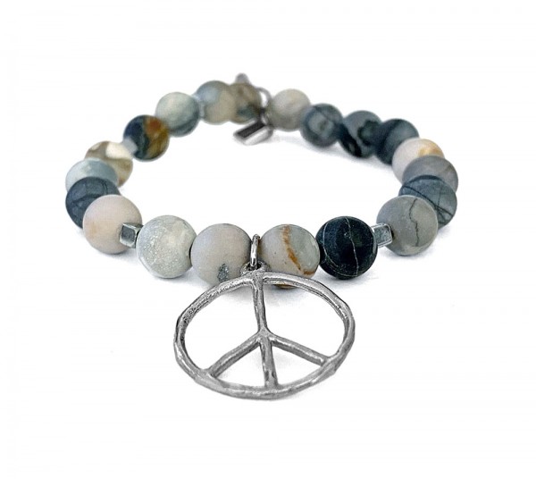 ICON Armband • Shanti Peace | Picasso Jasper | African Turquoise