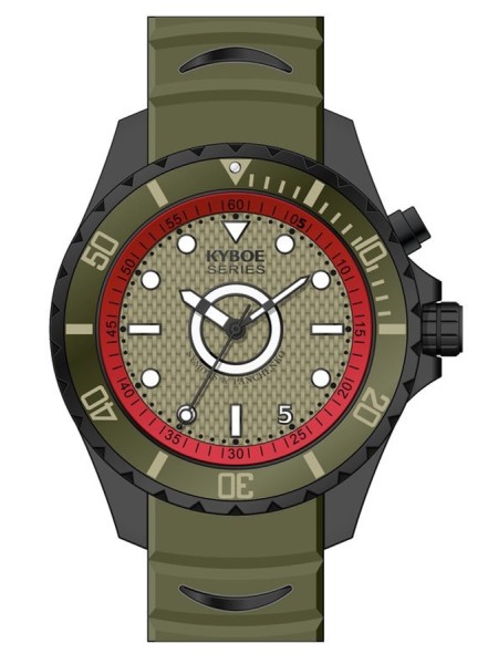 KYBOE | GIANT55 ICON | Triple Plated | Army Green