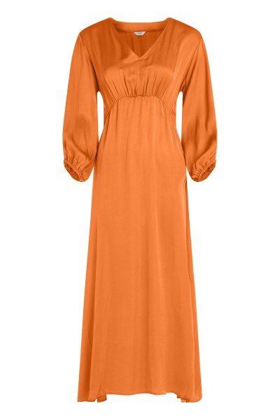 PENN&INK N.Y • Kleid | Maxi Dress S23MAIN | Orange | Pink